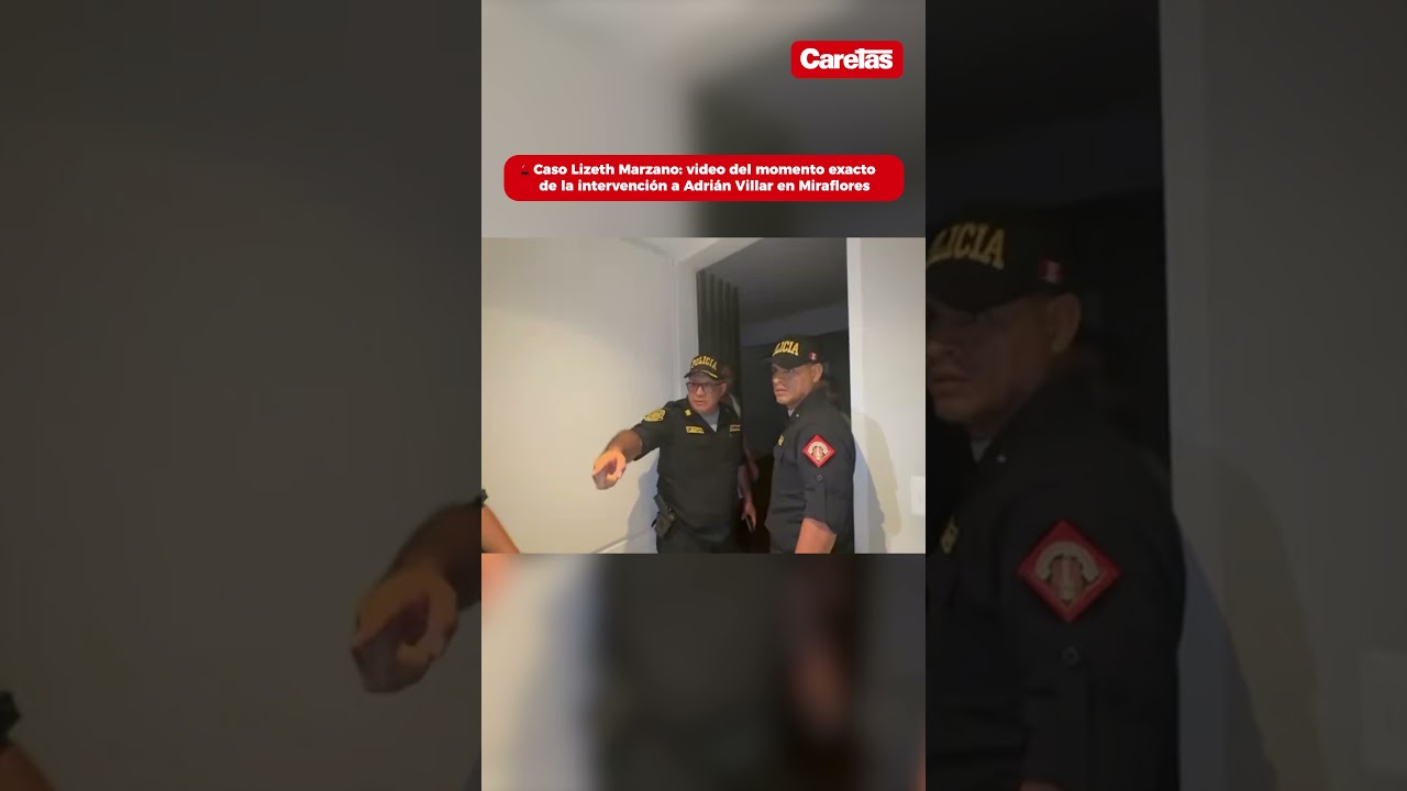Momento exacto de la captura de Adri&aacute;n Villar
