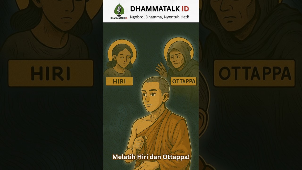 Melatih Hiri dan Ottappa! #dhammatalk #globalbuddhism #hukumkarma #buddhisme #ajaranbuddha
