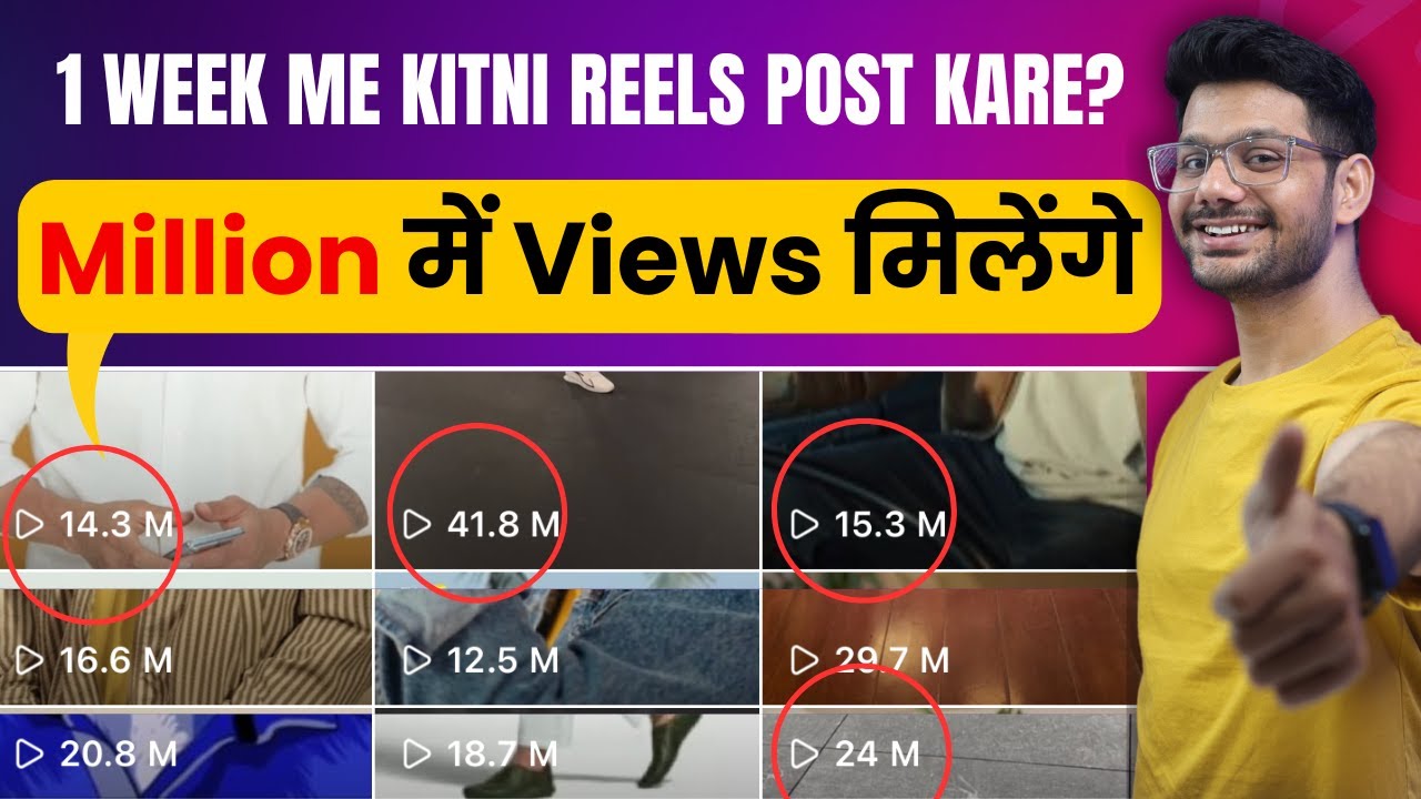 1 week me kitni Reels Post kare on Instagram | How often We Should Post On instagram 2024