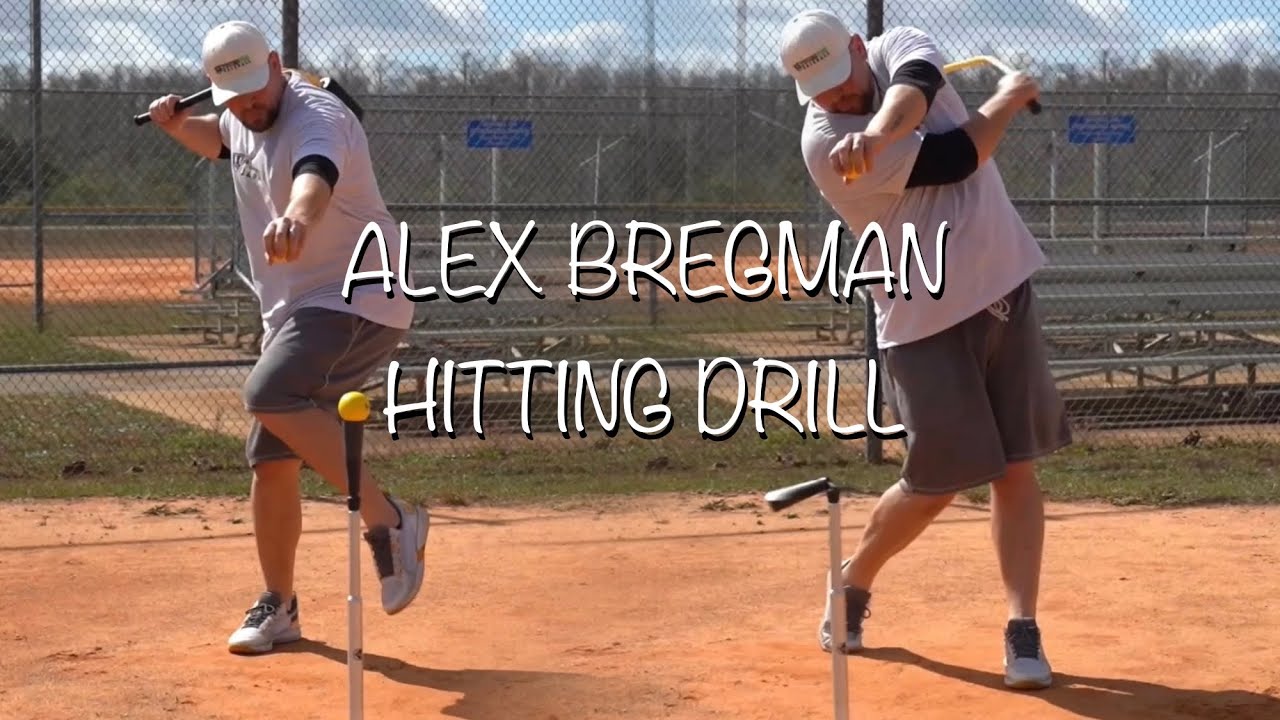 Alex Bregman Hitting Drill (Eliminates Flying Open & Rolling Over!) 