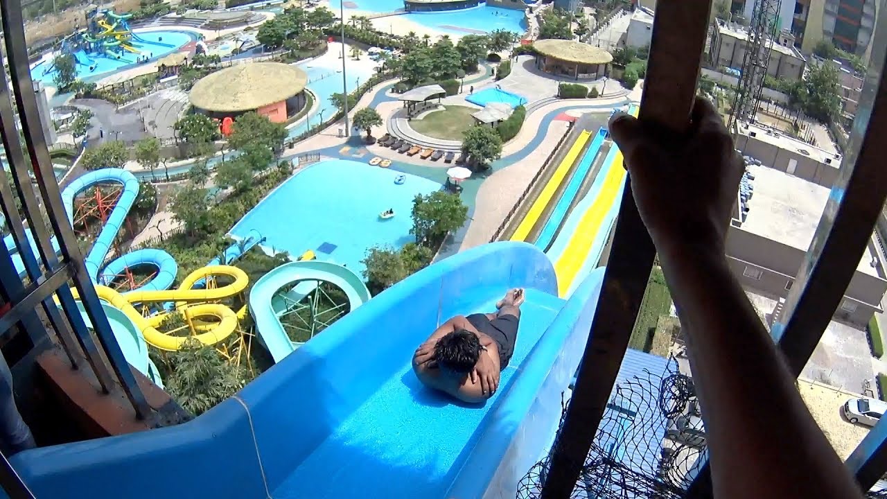 Sky Fall Water Slide at Appu Ghar