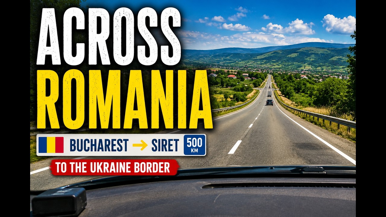 Driving from Bucharest to Siret - June 2024 - 🇺🇦 🇬🇧 🇷🇴