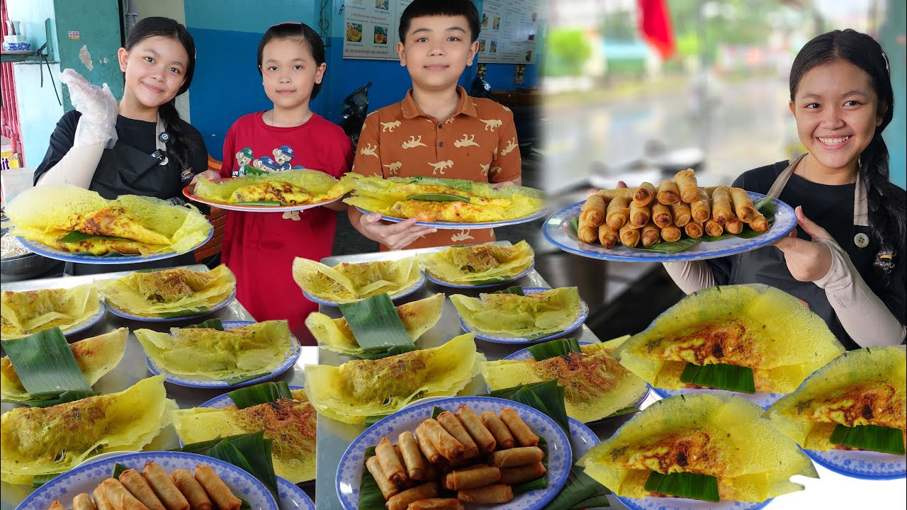 Ba m.ất, mẹ không còn Hà Anh 14T đổ bánh xèo cùng ông bà nội nuôi cả gia đình 8 người thật khâm phục