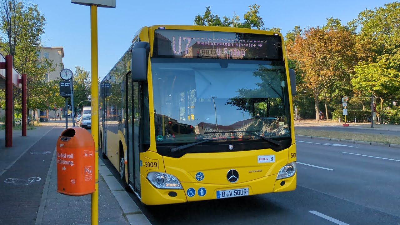 Berlin Bus|Mitfahrt im MB GN20 auf dem U7 SEV von U Fehrbelliner Pl bis Obentrautstr/U Mehringdamm
