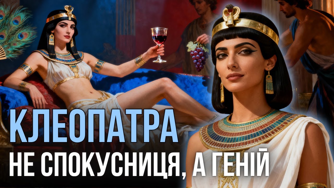 КЛЕОПАТРА | Для Риму - потвора, для Єгипту - богиня: Дві правди про одну жінку | ІСТОРІЯ ДЛЯ СНУ
