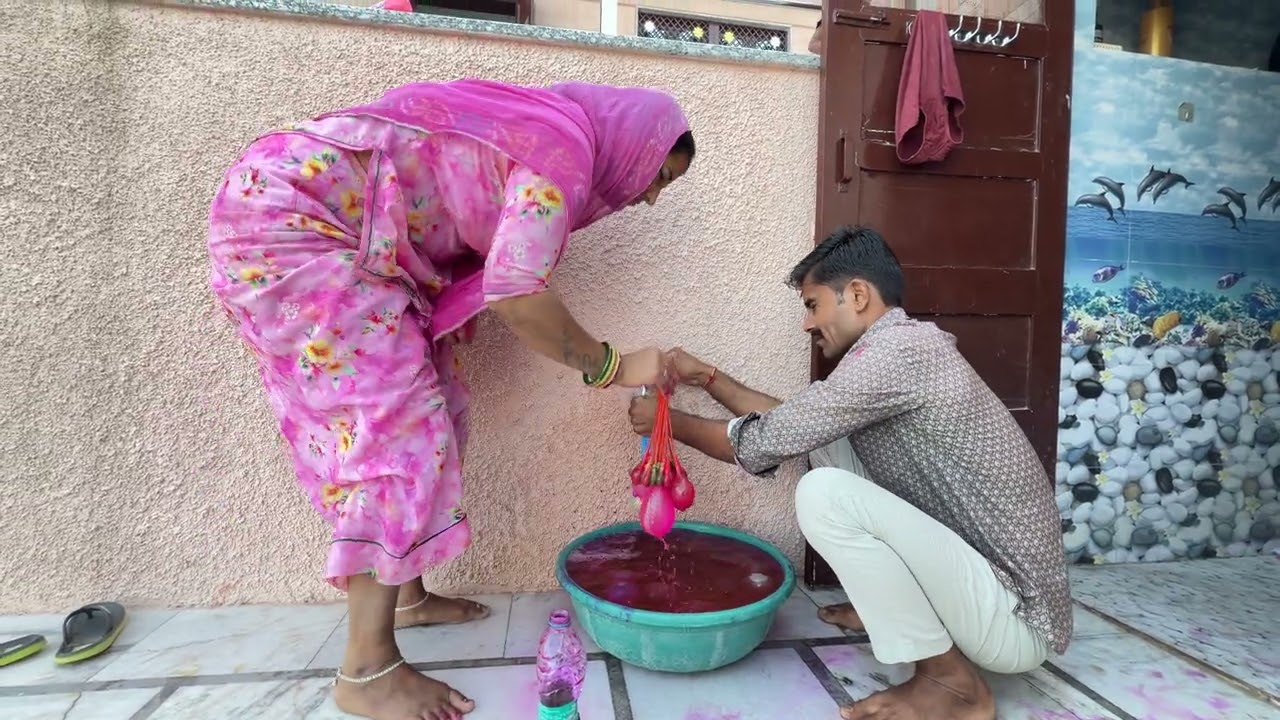 यह गुब्बारे कैसे भरे / gubara bhrna muskil ho gya / poonam marwadi vlogs