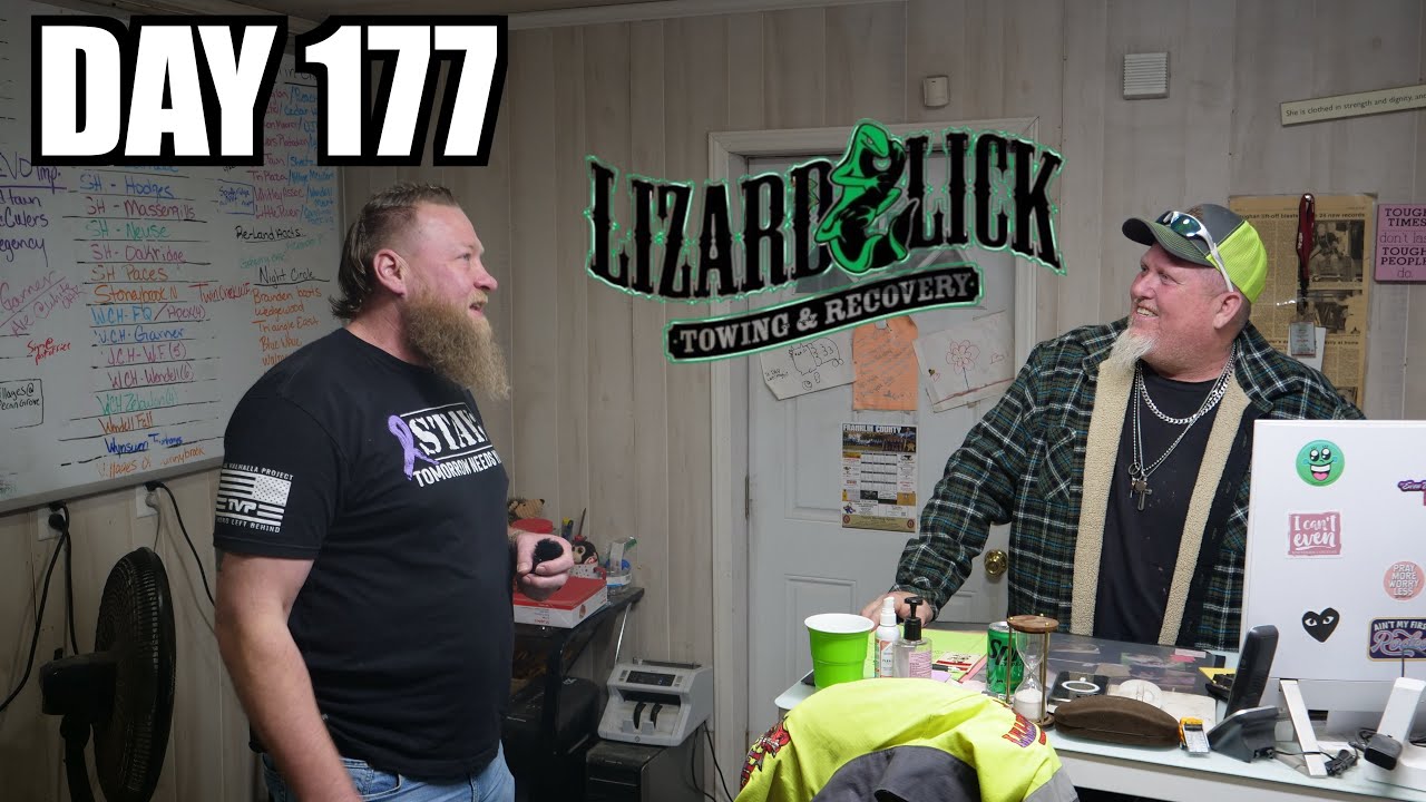 Day 177 Locking in Our Next Podcast Guest- Ron Shirley of Lizard Lick Towing