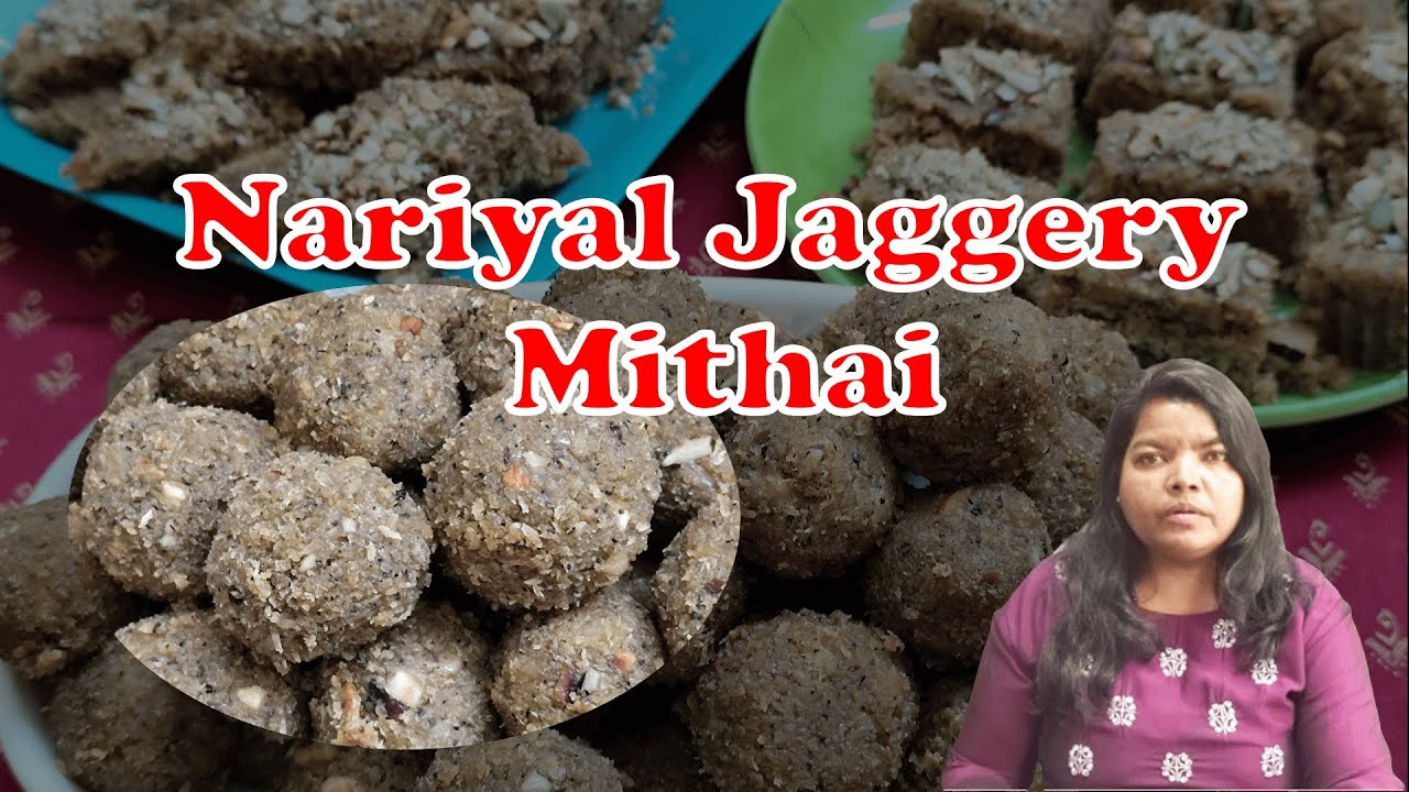 Nariyal Jaggery Mithai from Dulhan's Kitchen