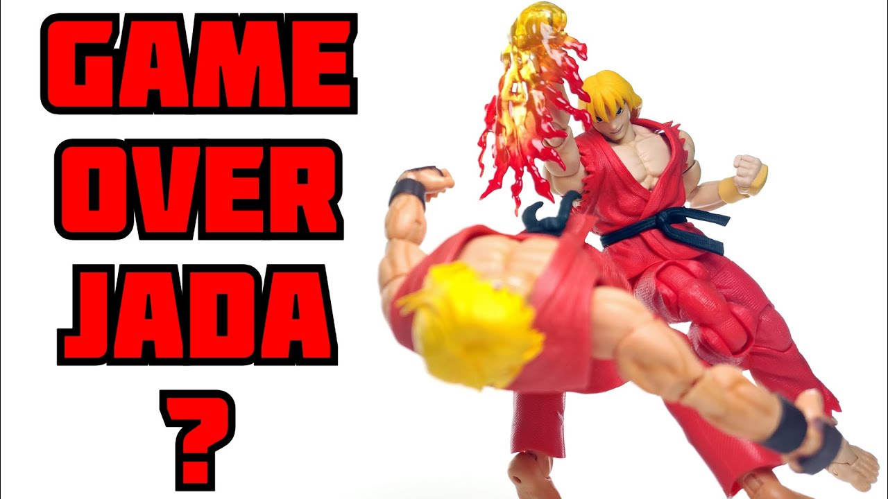 2025 Storm Arena Capcom Street Fighter Alpha Ken Figure! POSING! SCALE! COMPARED W/ JADA! GAME OVER?