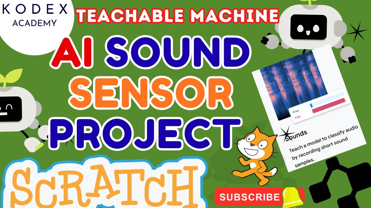 AI Sound Sensor Project in Raise Playground | Sound Recognition using Teachable Machine | Scratch
