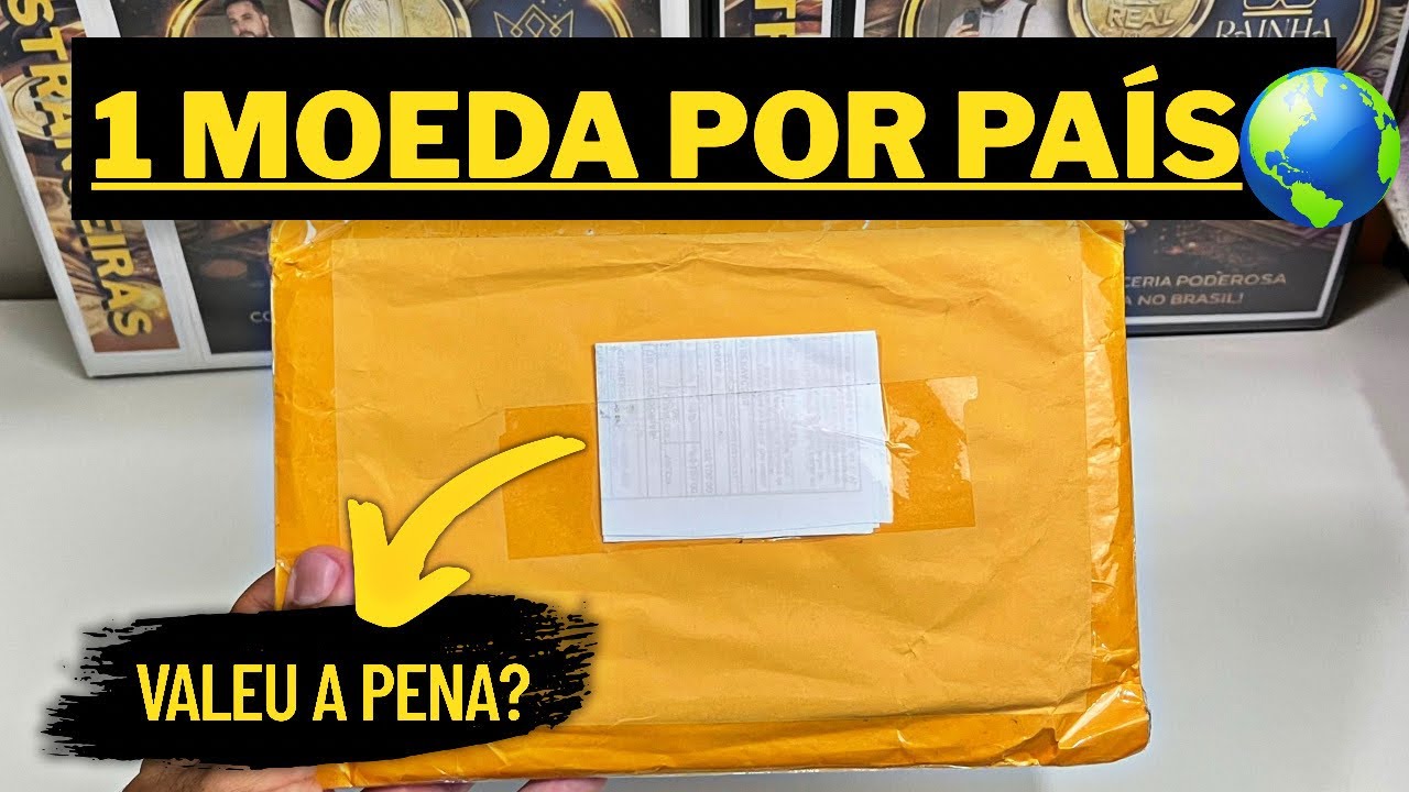 COMPREI MOEDAS ESTRANGEIRAS E OLHA O QUE VEIO 