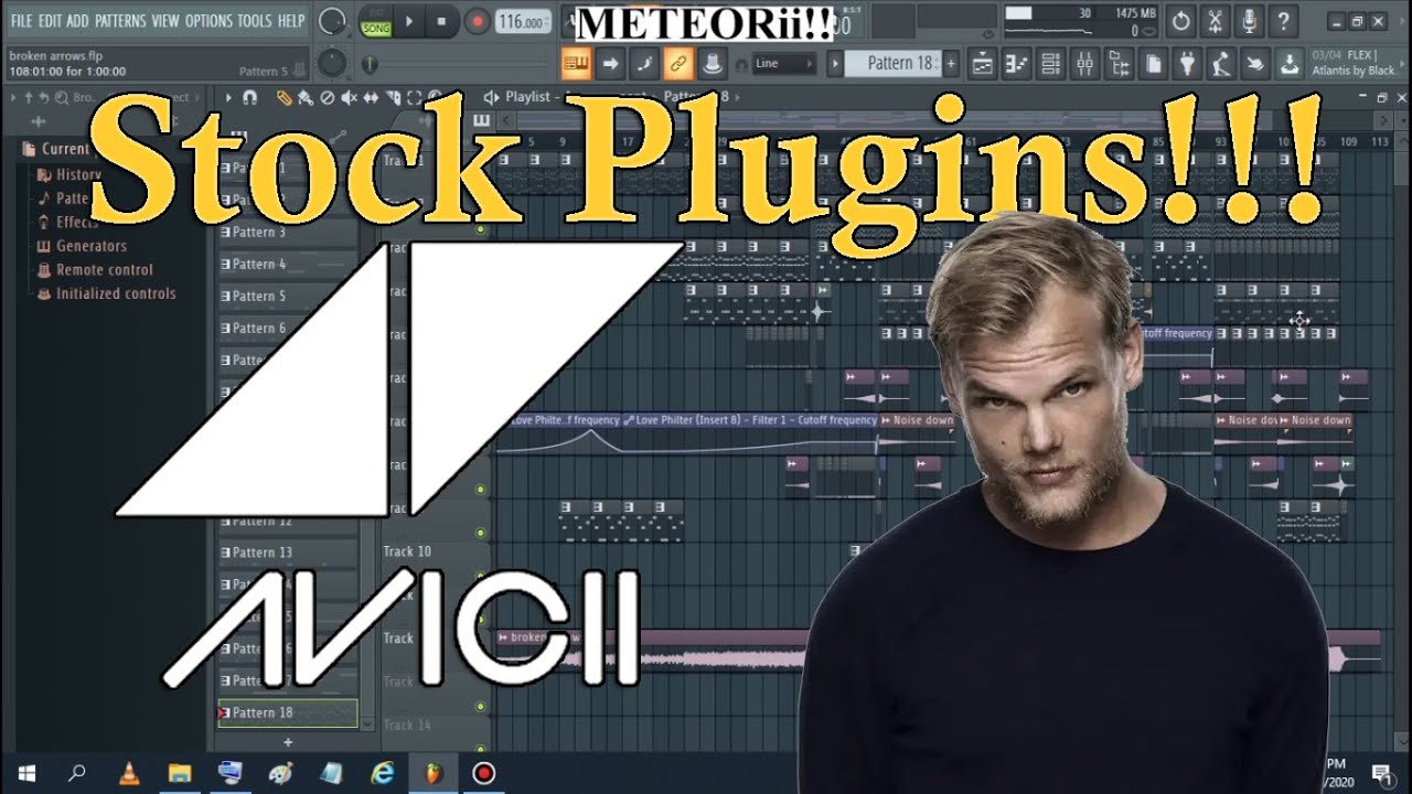 Avicii - Broken Arrows [FL Studio Remake] + FREE FLP! | Stock Plugins Only!