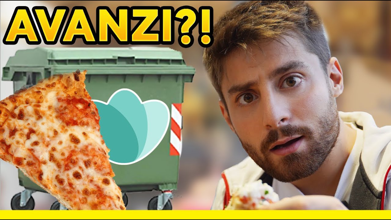 MANGIO AVANZI dei LOCALI per UNA SETTIMANA