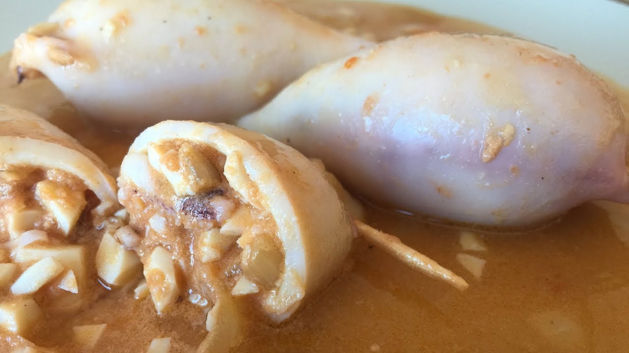 Stuffed squid | 鱿鱼塞鱿鱼 | Calamares rellenos