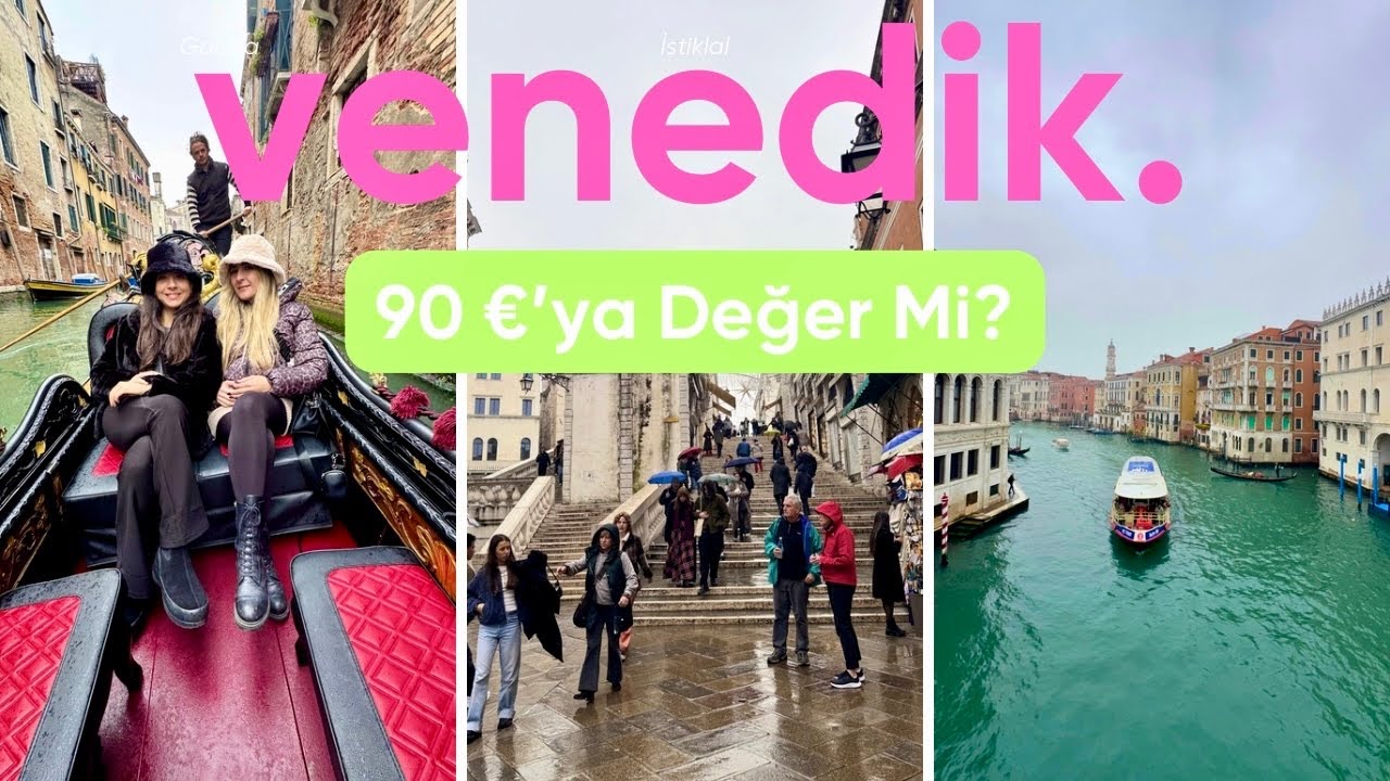 90 €'ya Gondol Keyfi: Pişman mıyız? Asla!! | Venedik Vlog Part II
