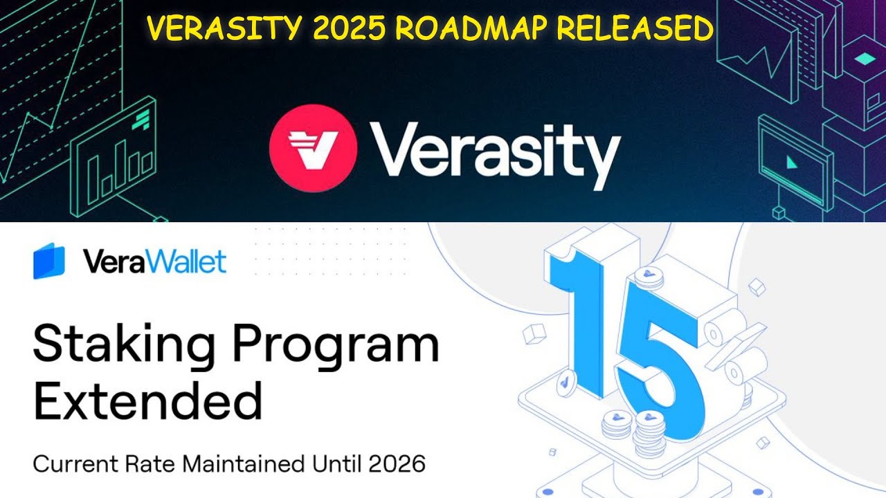 Verasity $VRA - Roadmap released - 2025 will be the defining year. Staking extended till March 2025