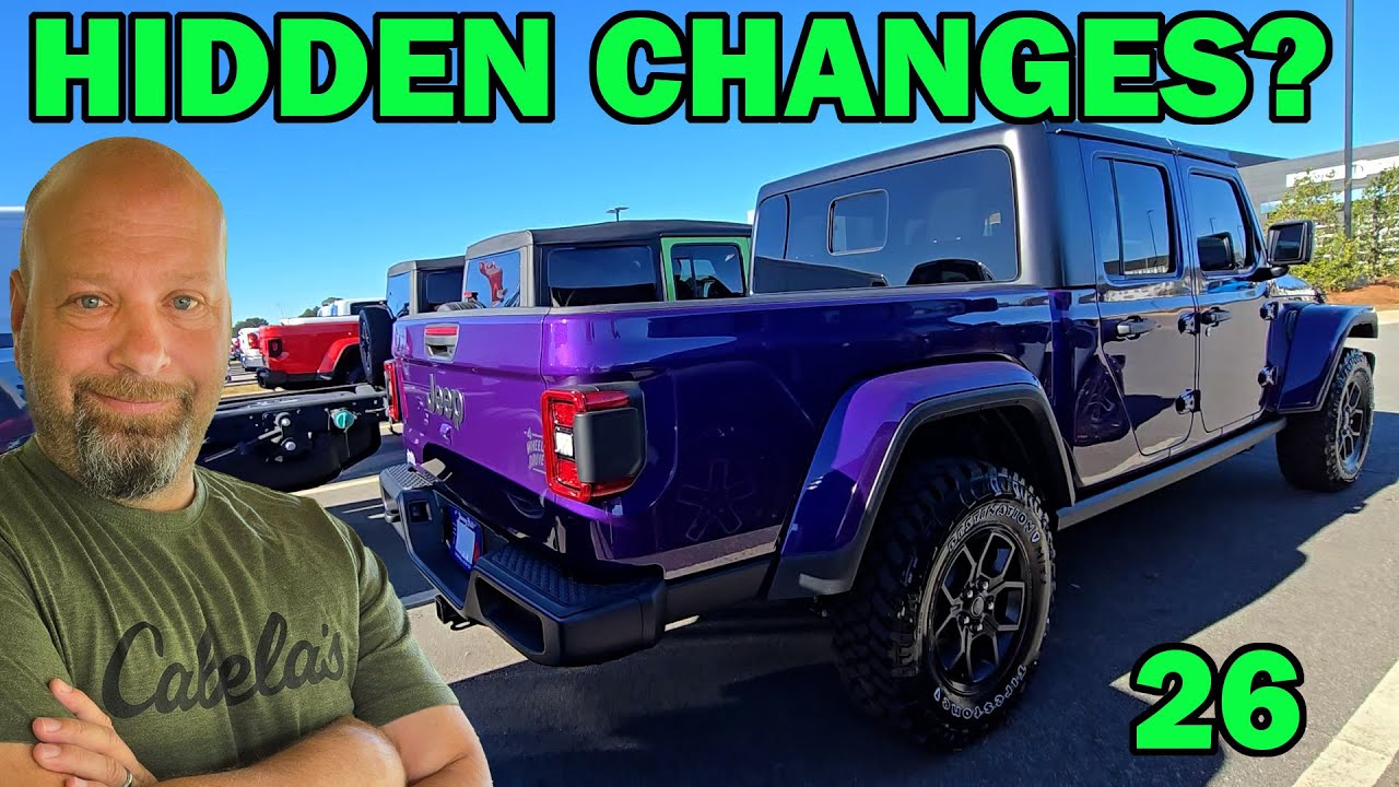 Изменения, обновления и новые цены на Jeep Gladiator 2026 года! Многообещающе?