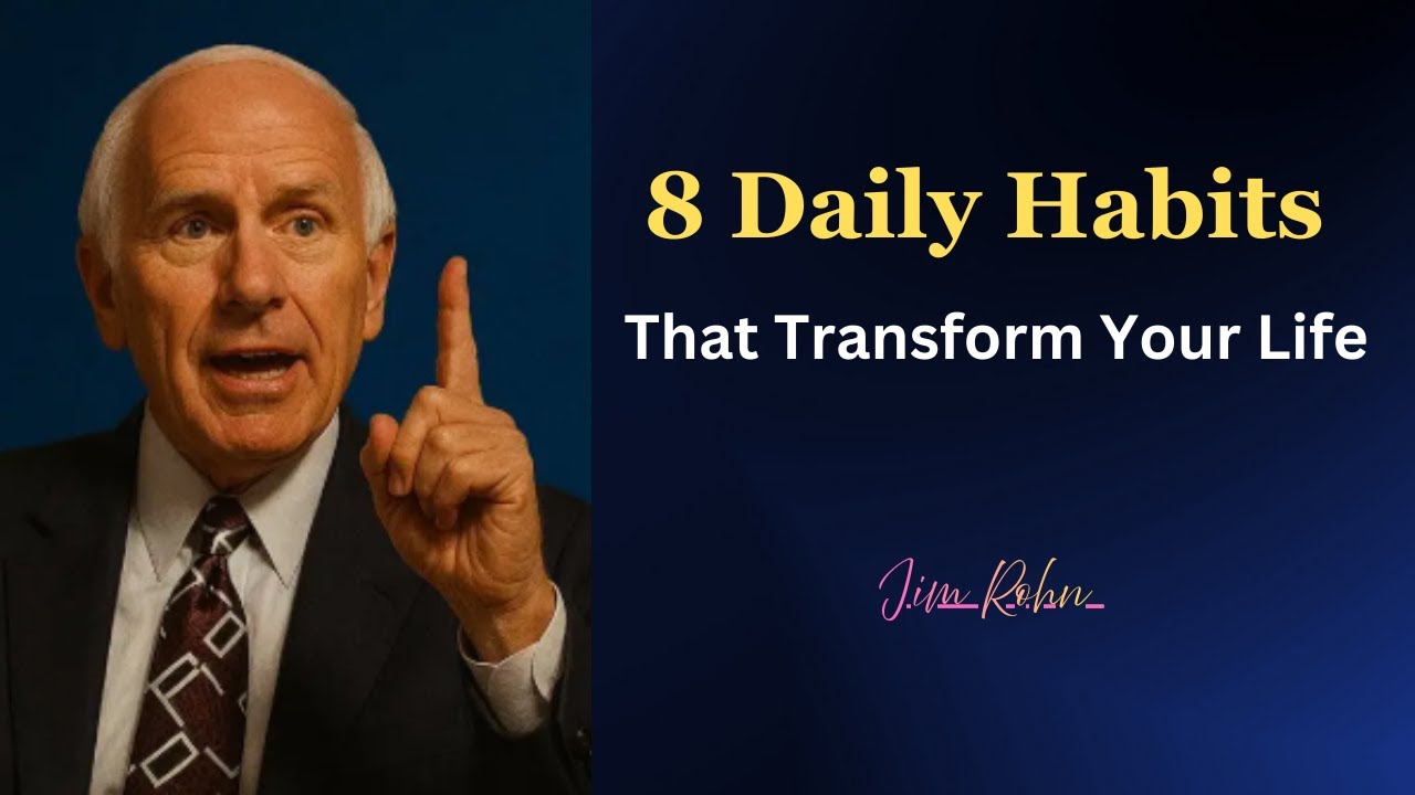 8 Daily Habits That Transform Your Life -Jim Rohn
