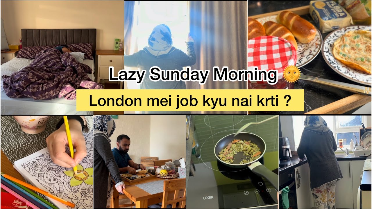 Lazy Morning Routine 🌼| Proper job kyu nai krti ? Why I don’t work in London #dailyvlog