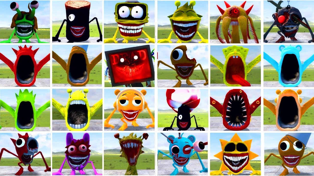 WHICH NEW ALL THE SPRUNKI TAPES FAMILY AND SEA EATER FAMILY IS THE STRONGEST? In Garry's Mod