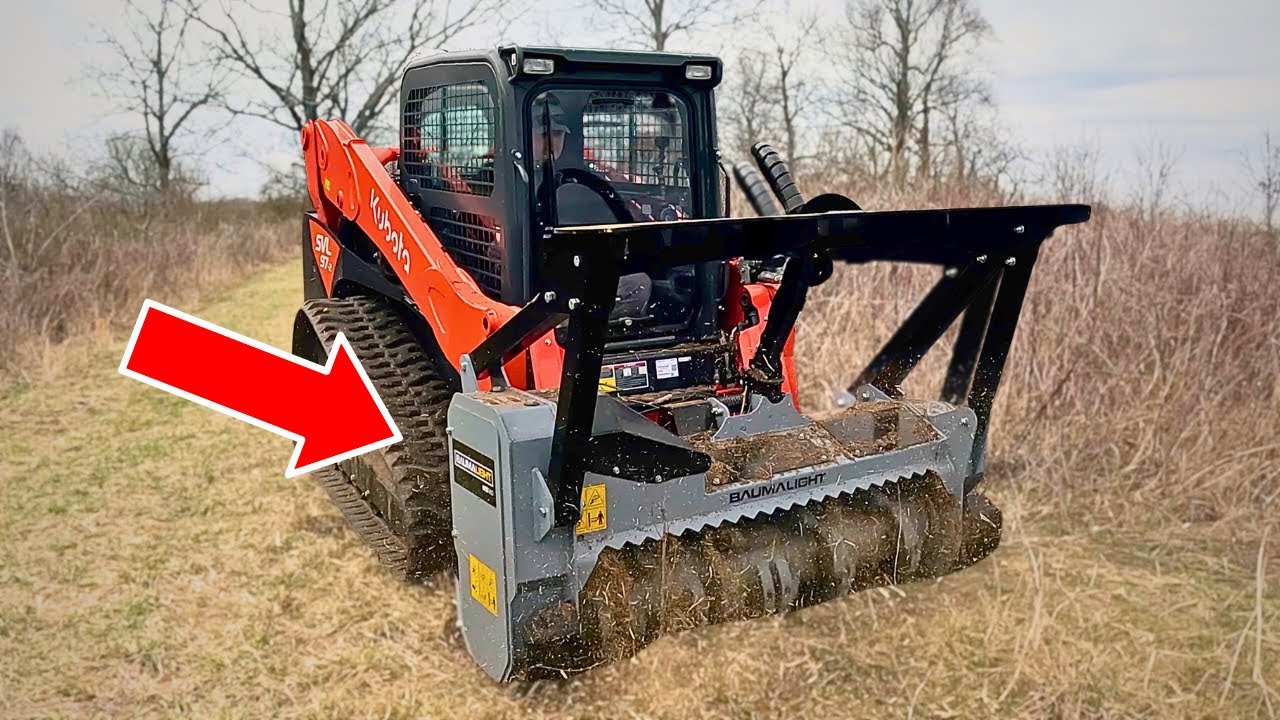 YOU WON’T BELIEVE WHAT THIS SKID STEER ATTACHMENT CAN DO! - BAUMALIGHT MS960 FORESTRY MULCHER