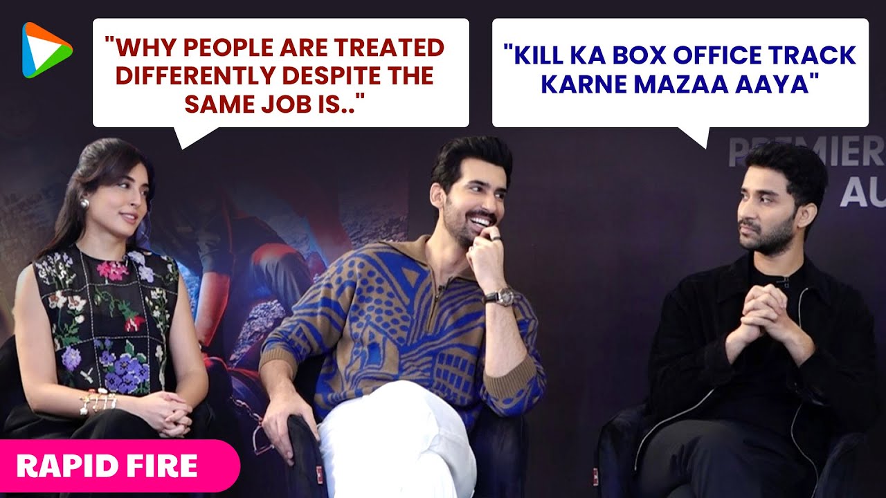 Raghav Juyal, Kritika Kamra & Dhairya Karwa's TERRIFIC Rapid Fire on Gyaarah Gyaarah, Kill & more