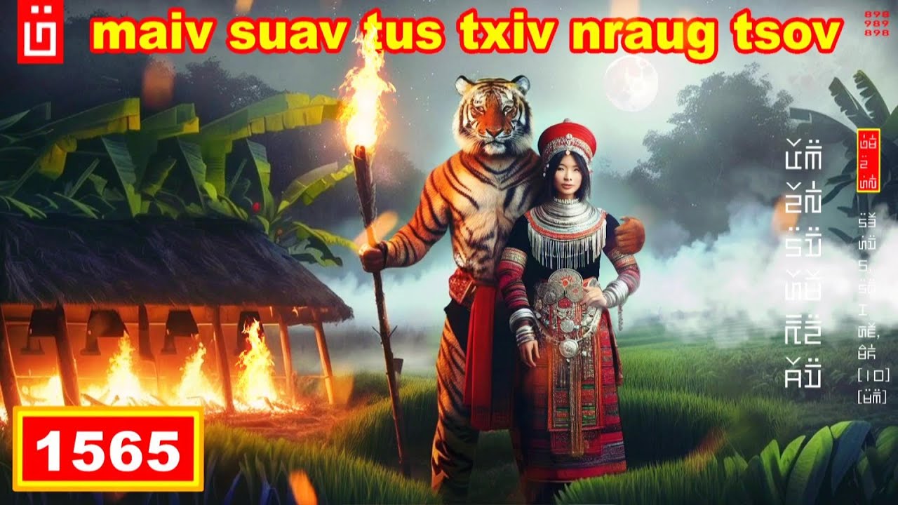 dab hais hmoob - 1565 - maiv suav tus txiv nraug tsov, ผัวสมิงของข้า, my husband.