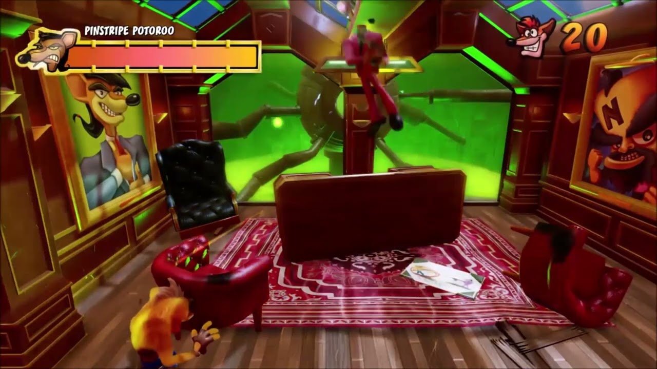 Crash Bandicoot N  Sane Trilogy, KOALA KONG AND PINSTRIPE POTOROO BOSS FIGHT