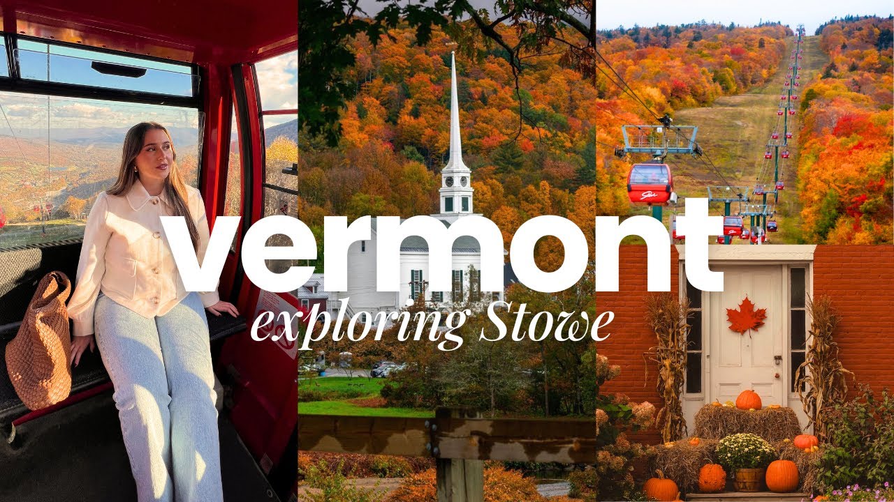 FALL IN VERMONT🍁what to do in Stowe & eating all things maple!!!