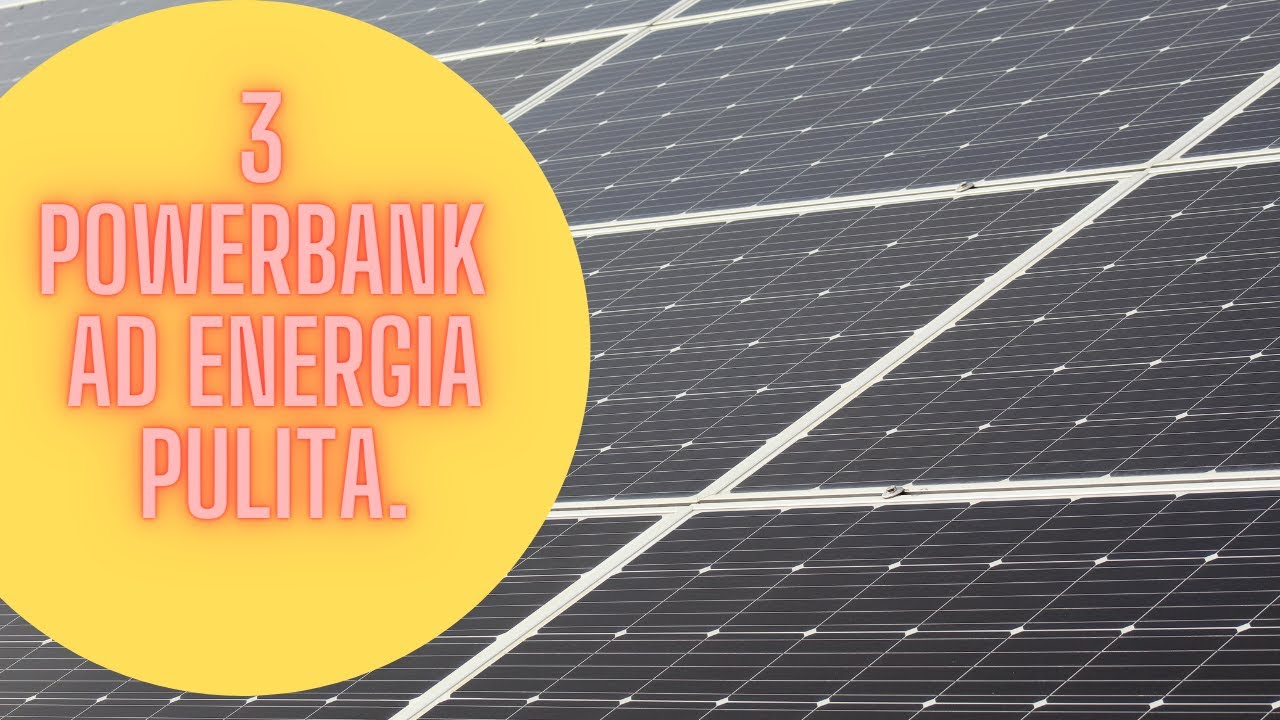 Tre Powerbank inesauribili