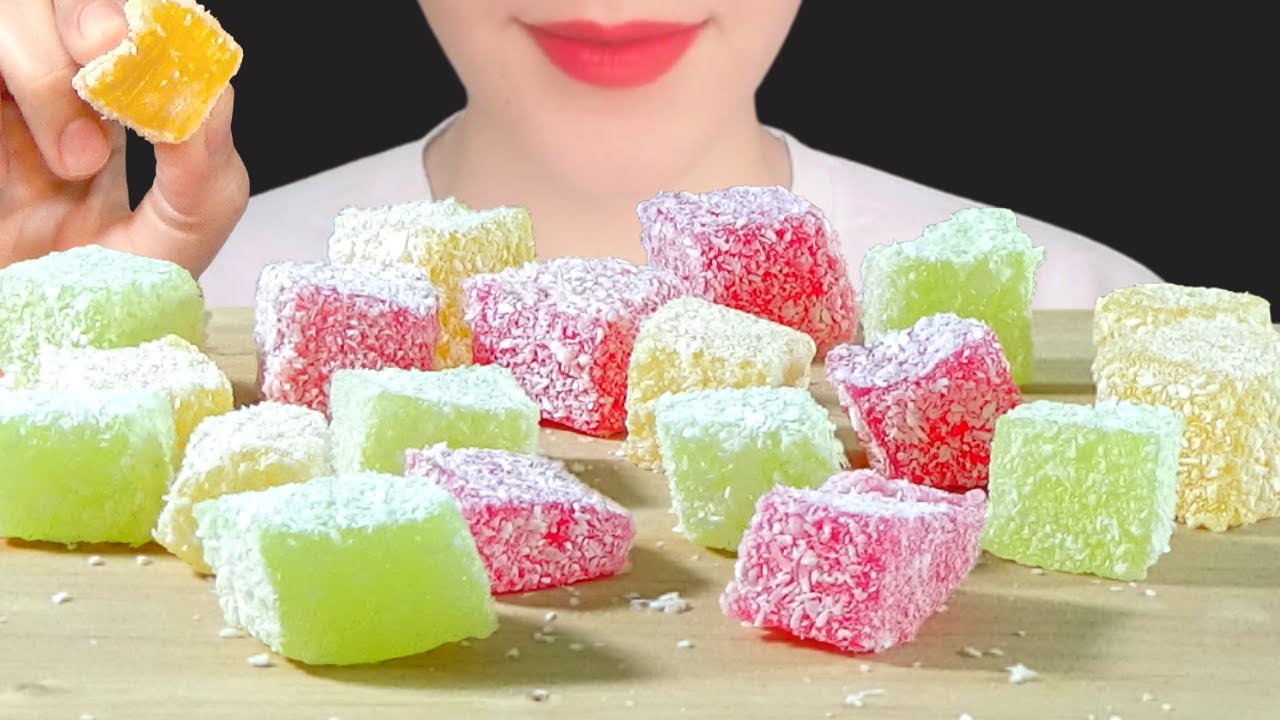 ASMR TURKISH DELIGHT 먹방 Eating Sounds No Talking