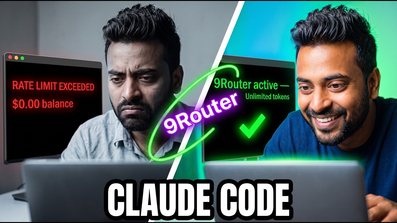 Бесплатная и безлимитная настройка Claude Code: запуск ИИ-программирования локально с 9Router