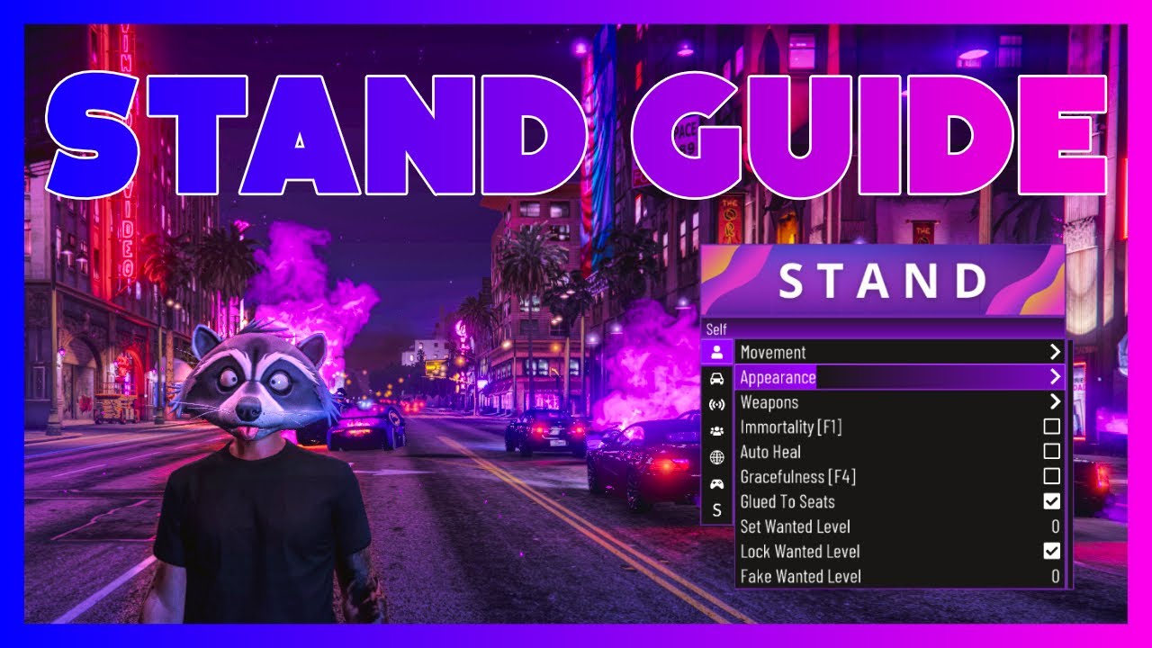 STAND MOD MENU GUIDE & FULL SHOWCASE | How To Use & Install | Set Up Protection 1.61