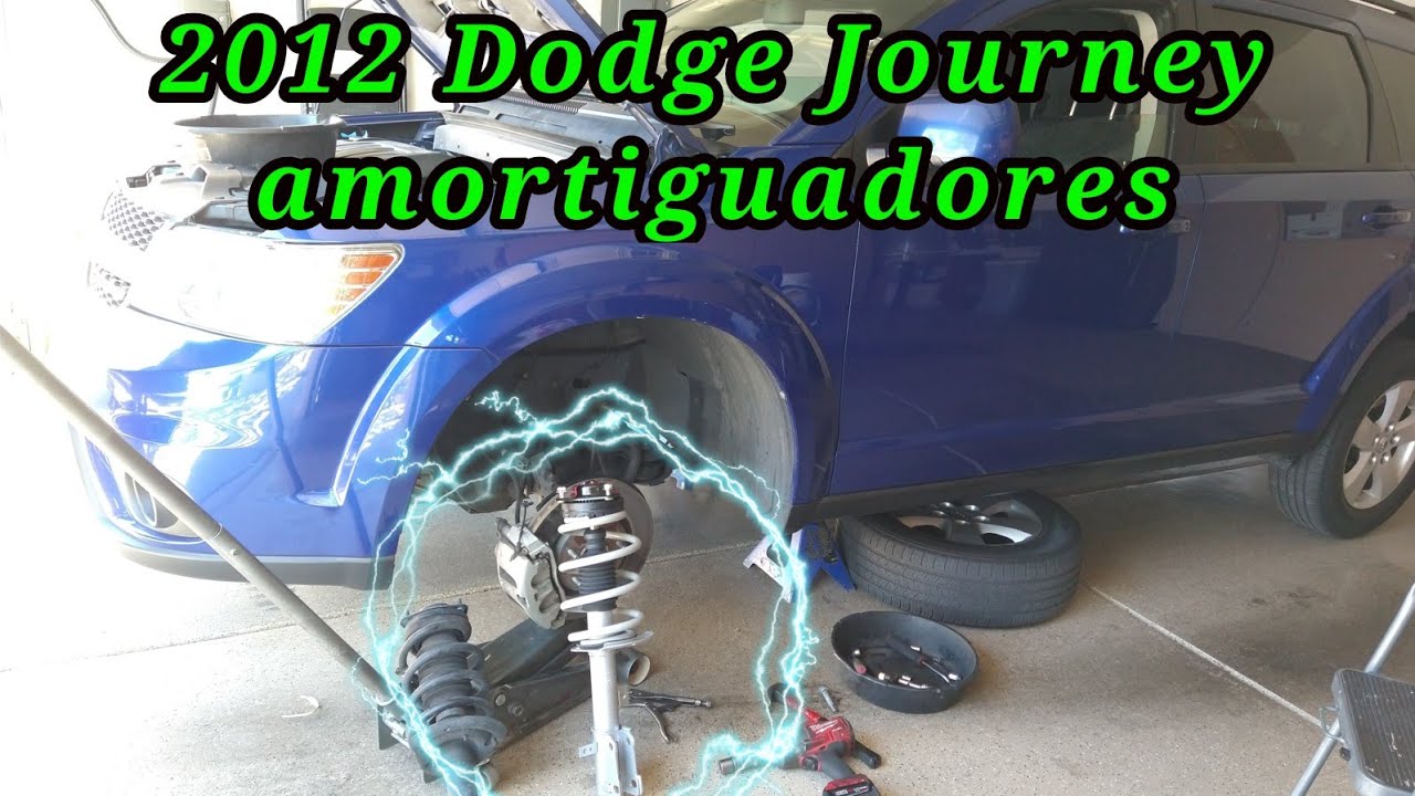 2012 Dodge Journey 3.6 Cómo cambiar los amortiguadores (How to change the front shock absorbers)