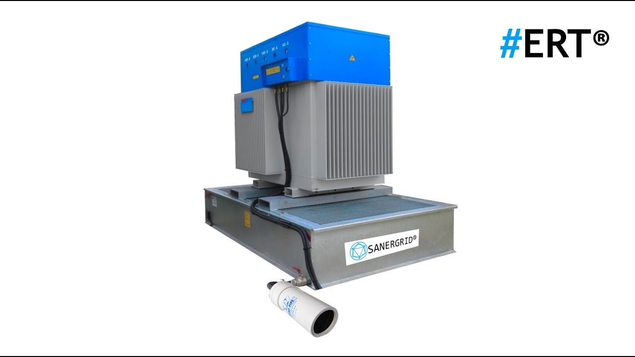 Cubeto retención anti incendio ERT transformador eléctrico aceite SANERGRID