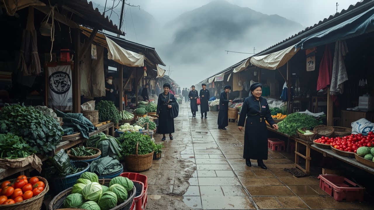 A Real Vietnamese Market During Christmas - No Tourists | Rural Market | Mountain Market