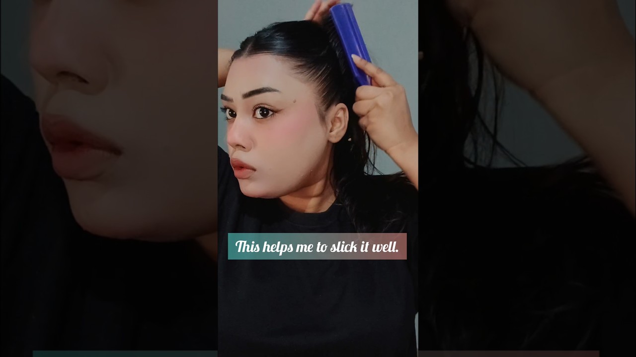 How to Do a Perfect Slick Back Ponytail | Easy Sleek Ponytail Tutorial