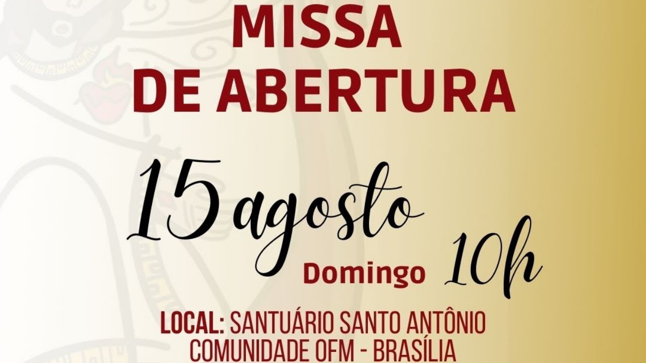 II Semana Nacional da Vida Consagrada - Missa de Abertura