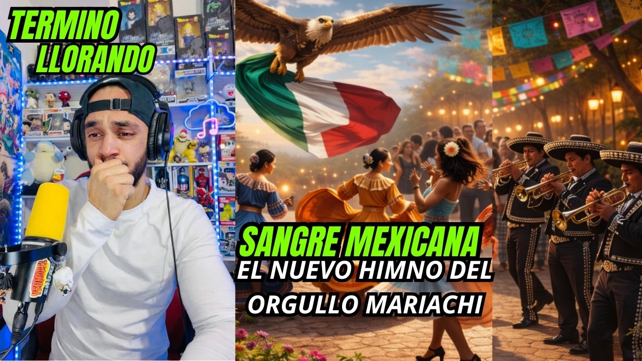 Reacciono a “Sangre Mexicana” – El nuevo himno del orgullo mariachi 🇲🇽 | Terminé llorando 😭