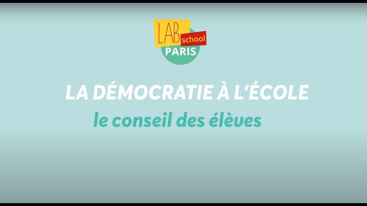 La démocratie à l'école - le conseil des élèves