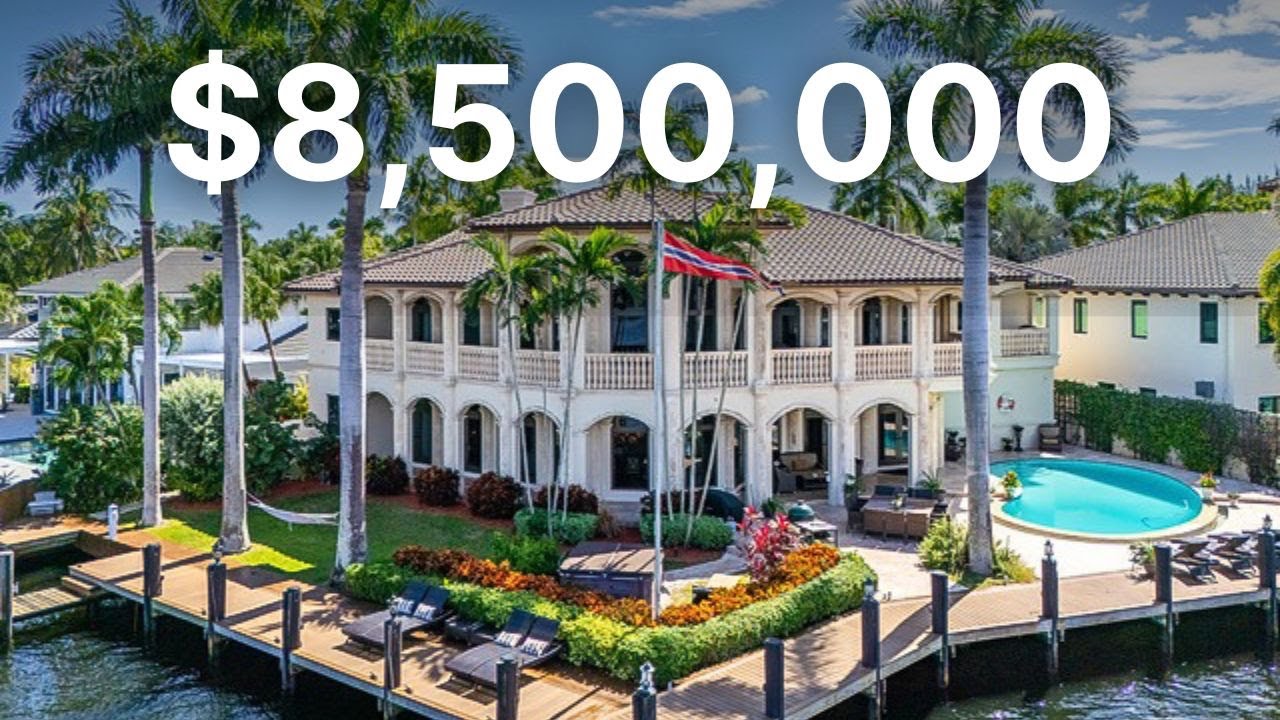 Inside a $8.5M Point-Lot Estate in Fort Lauderdale Beach [FOR SALE]