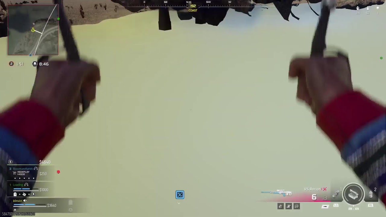 Warzone under the map glitch