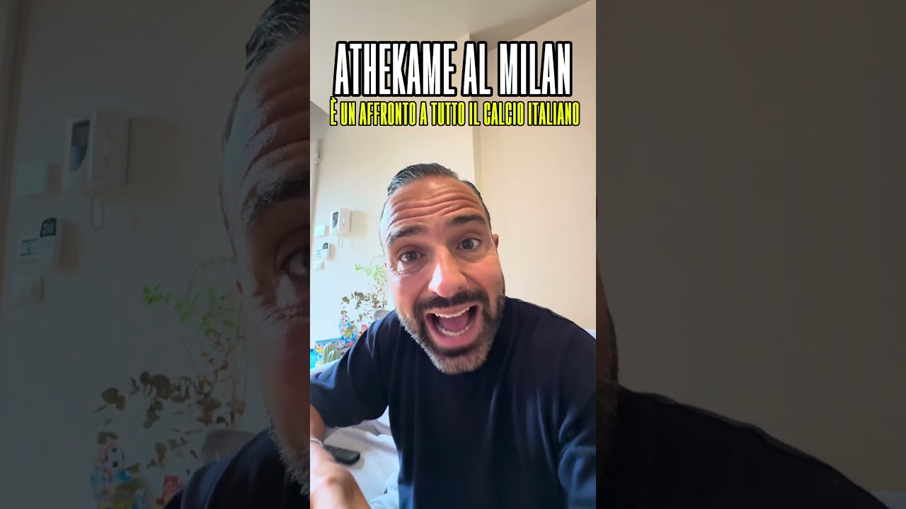 ATHEKAME AL MILAN &Egrave; UN FALLIMENTO DEL CALCIO ITALIANO #iltattico #calcio #acmilan