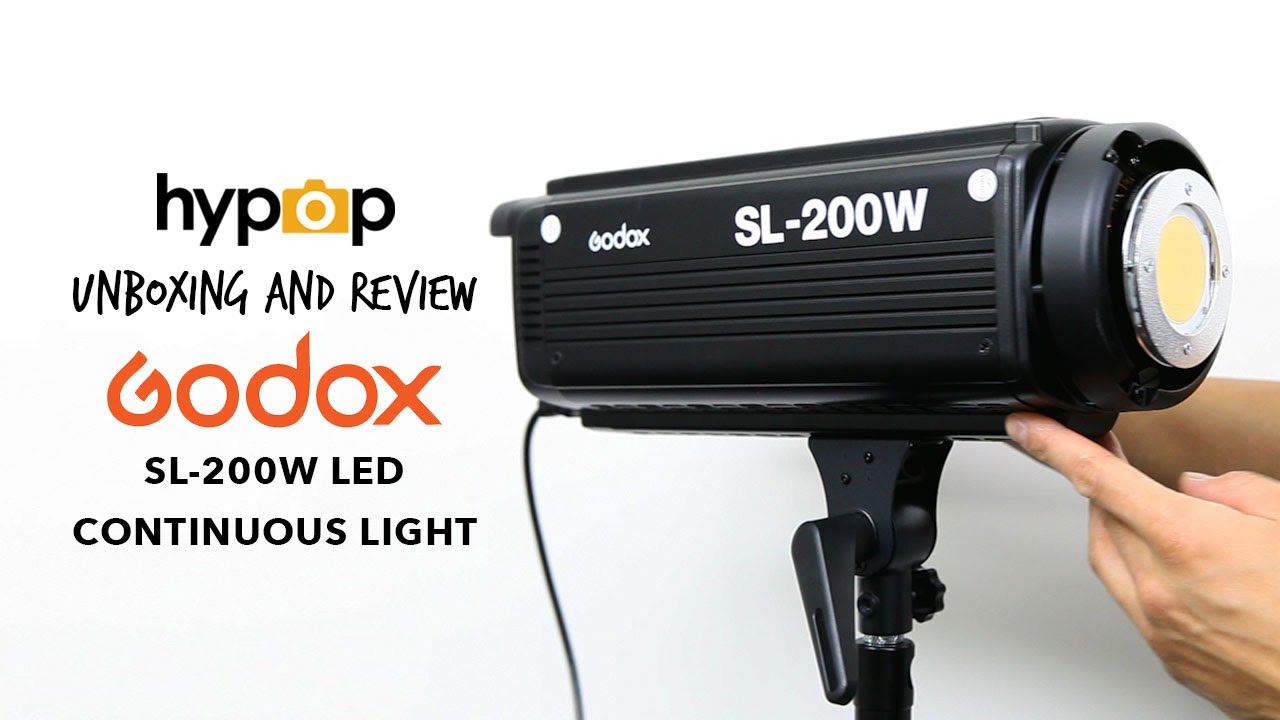 Unboxing and Overview of the Godox SL-200W LED Continuous Light
