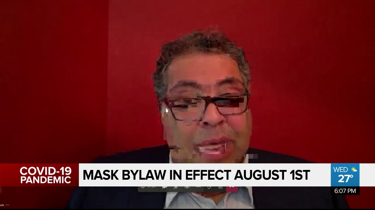 Face covering bylaw in effect August 1st