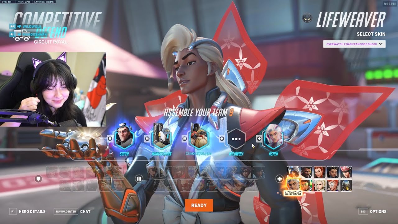 24K HEALS! Aspen Insane Lifeweaver Season 6 Top 500 Gameplay