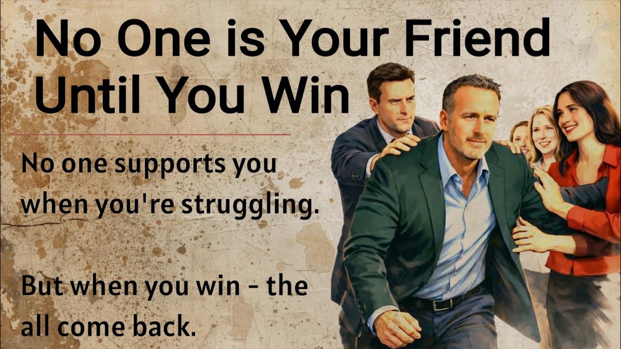 No One is Your Friend Until You Win || My Powerful Story 🔥 || Improve English English Fluency ✅️