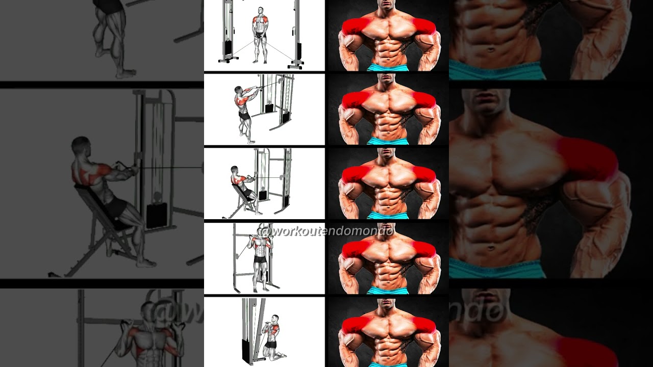 Best Cable Shoulder Workout for Stronger Delts #shorts