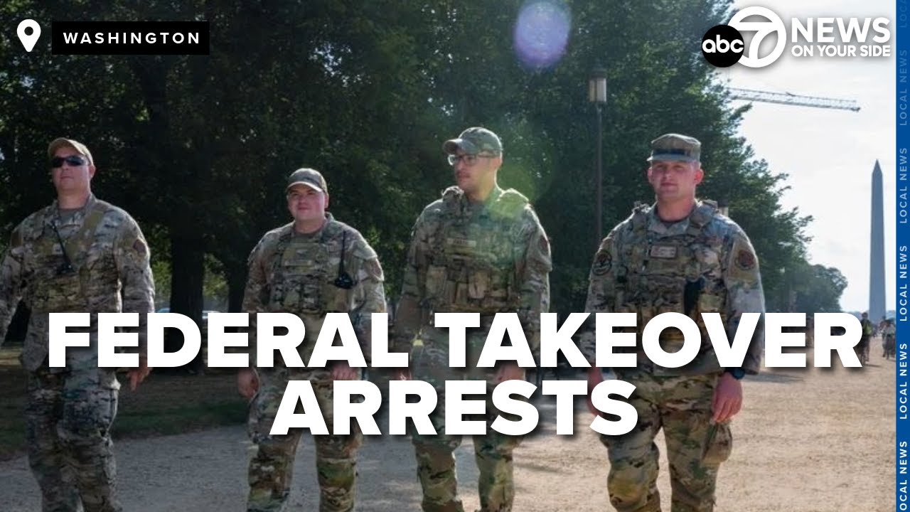 Over 300 arrested,  53 firearms during federal law enforcement takeover in DC
