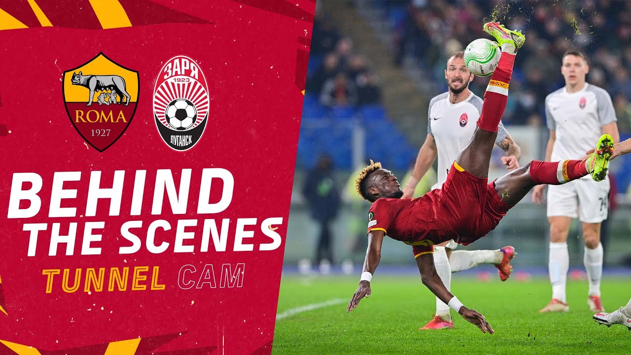 BEHIND THE SCENES 👀 | Roma v Zorya | Tunnel CAM 2021-22